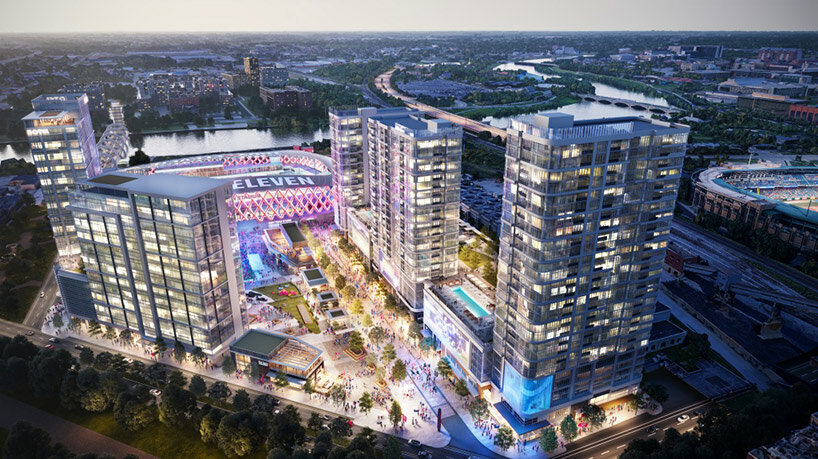 Neighbourhood designed around Indianapolis football stadium