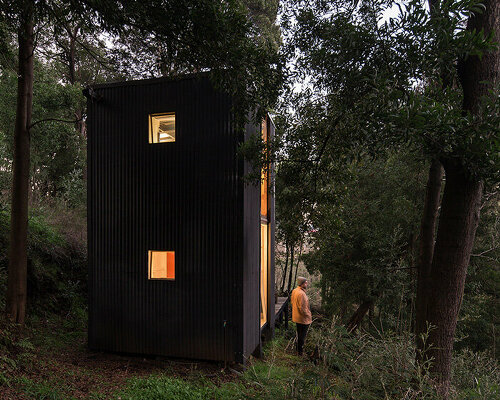 estudio diagonal designs '3x3 retreat,' a sustainable rainforest haven in chile