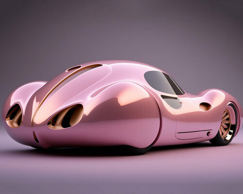 ken kelleher depicts cars and motorcycles as sculptural art pieces in digital series