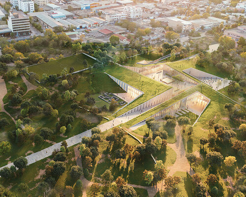 greece's first 'green' museum to be embedded in the topography of plato academy in athens