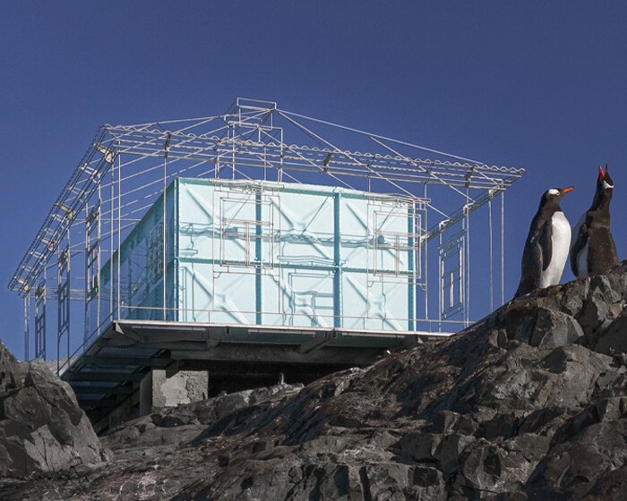 balbek bureau converts disused fuel tank into nostalgic installation in the south pole