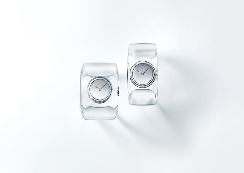 tokujin yoshioka introduces 'O-bold' to issey miyake watch series