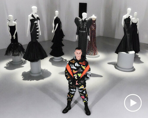 after moschino, jeremy scott upcycles old car parts into high-fashion couture for hyundai