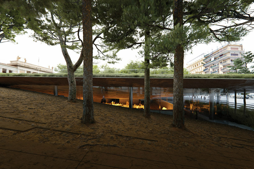 kengo kuma & k-studio's submerged expansion for national archaeological  museum in athens