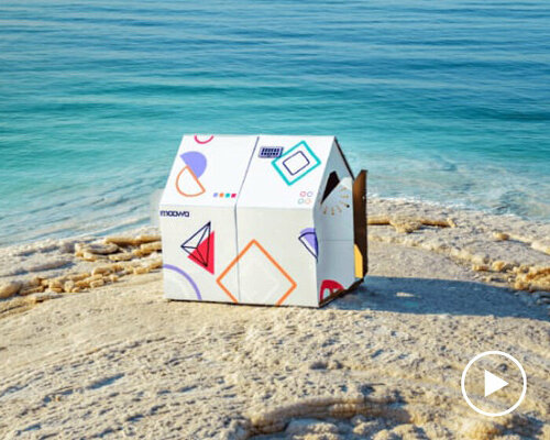 maawa X expands from a suitcase to a pop-up house for emergency, eco-friendly shelter