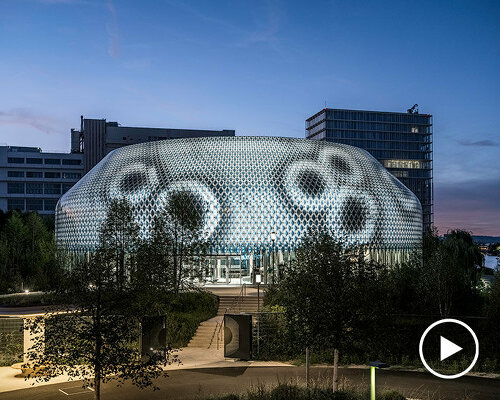 michele de lucchi + AMDL circle wrap novartis center in basel with self-powered facade