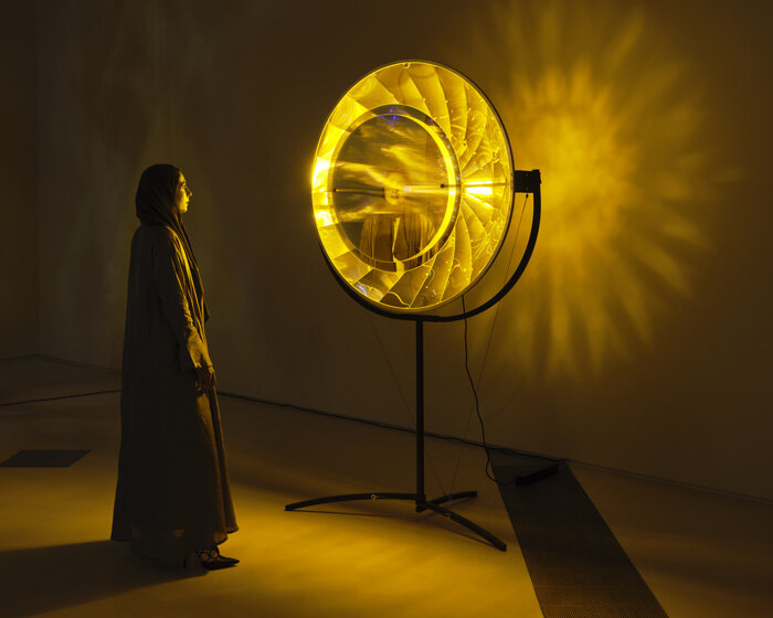 olafur eliasson's newly opened 'curious desert' exhibition shines in qatar