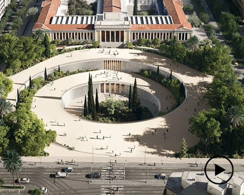 OMA & RS SPARCH envision spiraling galleries for national archaeological museum in athens