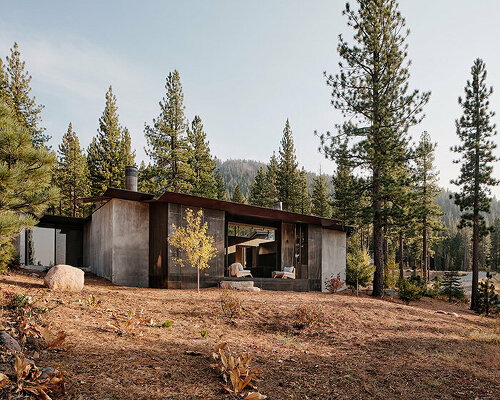 CAMPout: faulkner architects' modern mountain retreat at lake tahoe, california