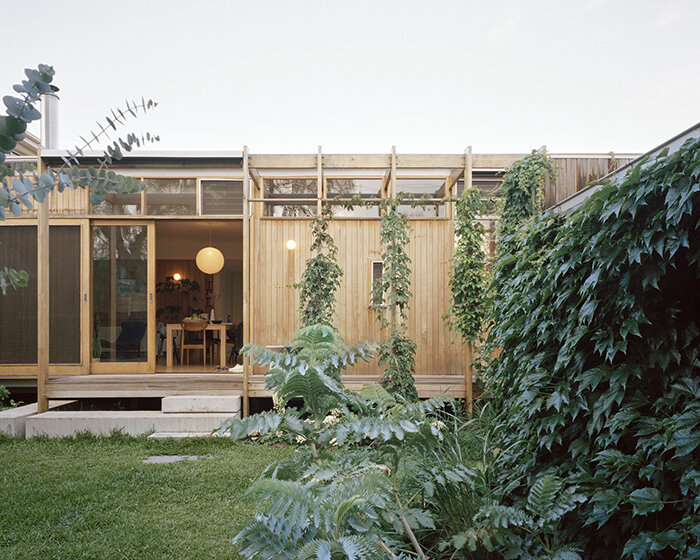 in melbourne, sunlight floods oscar sainsbury architects' timber 'arthur house'