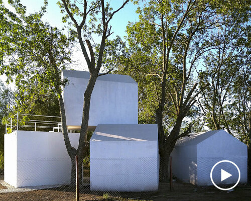 assembled like boxes, 'casa SF-FR' emerges as a dynamic house in argentina