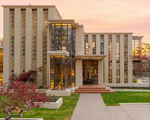 inside one of frank lloyd wright's largest residences, the westhope mansion in oklahoma