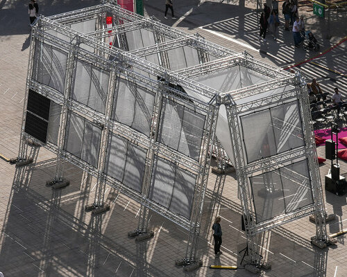 temporary installations transform barcelona's urban spaces during MODEL festival