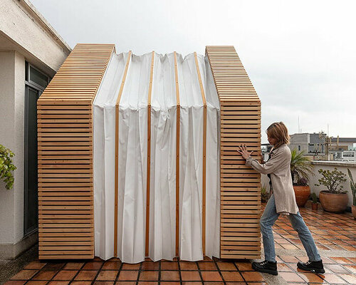 IWI housing module unfolds like an accordion for flexible living in ecuador