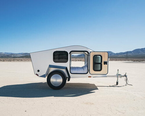 polydrops P19 camper draws on sleek sports car design for enhanced aerodynamics 