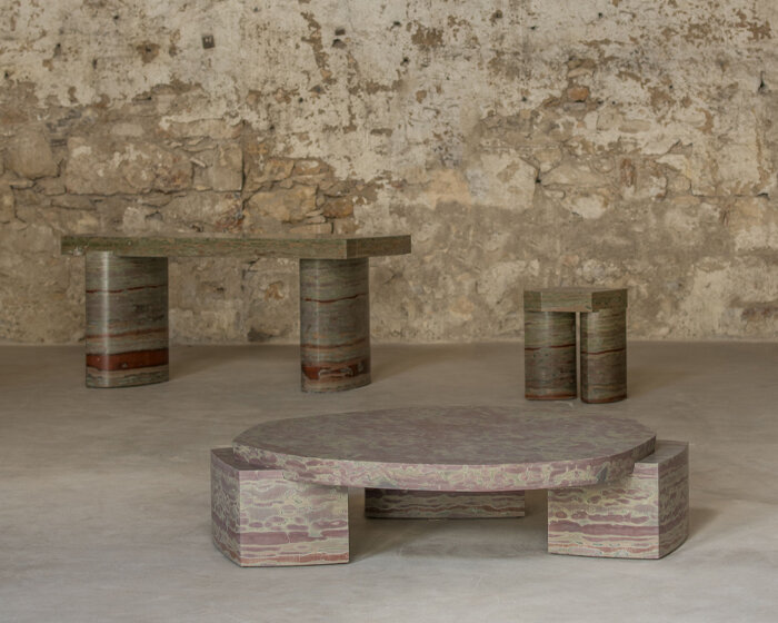 roberto sironi's rare marble collection at carwan gallery alludes to prehistoric structures