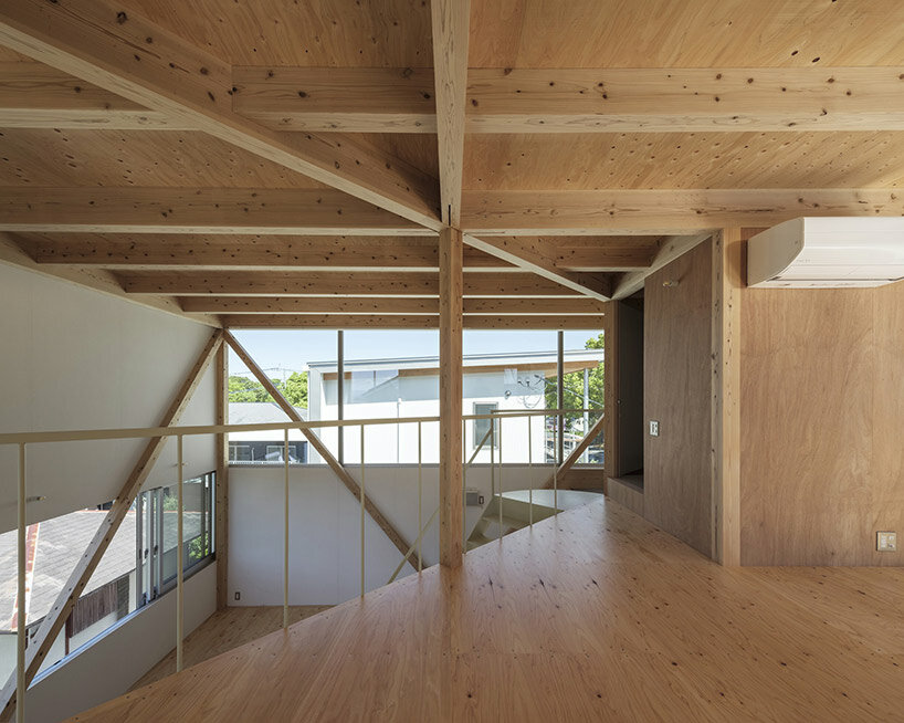 yabashi architects stacks minimalist house and café in japan