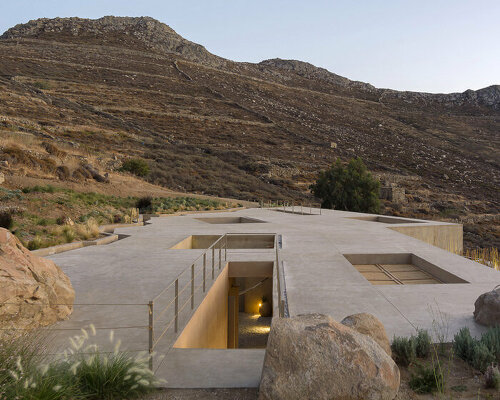 MOLD architects embeds 'homa vagia' retreat into the island landscape of serifos