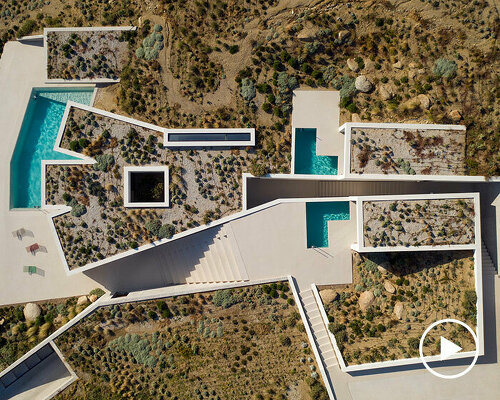 interview: A31 carves arid mykonian landscape with subterranean latypi residence in greece