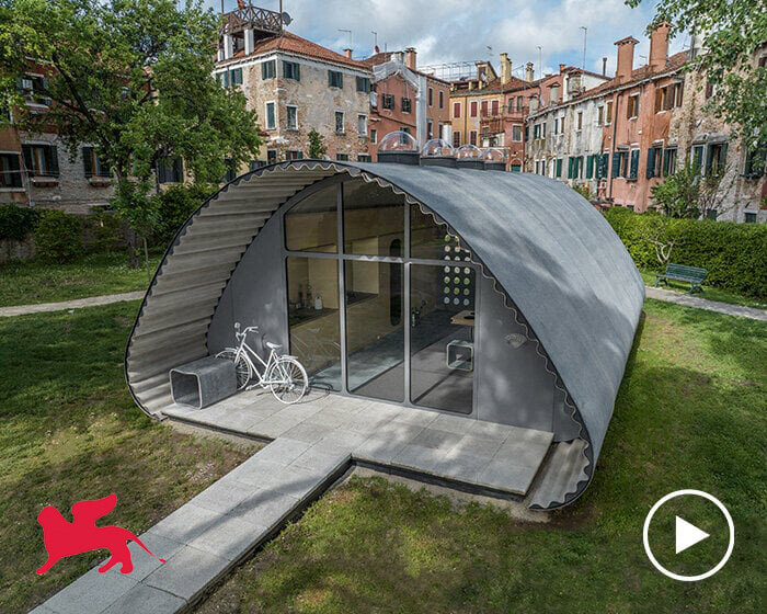 interview: norman foster & holcim explore refugee crisis with housing prototype in venice