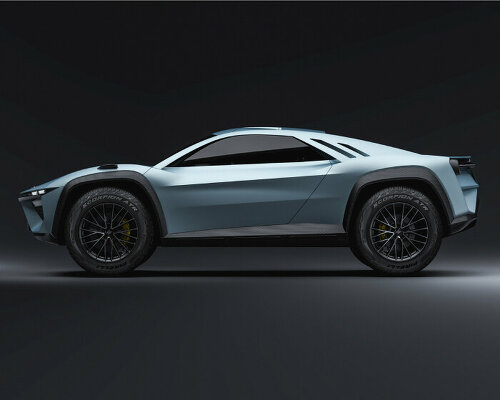 laffite automobili equips hyper SUV 'atrax' with carbon monocoque and all-terrain pirelli tires