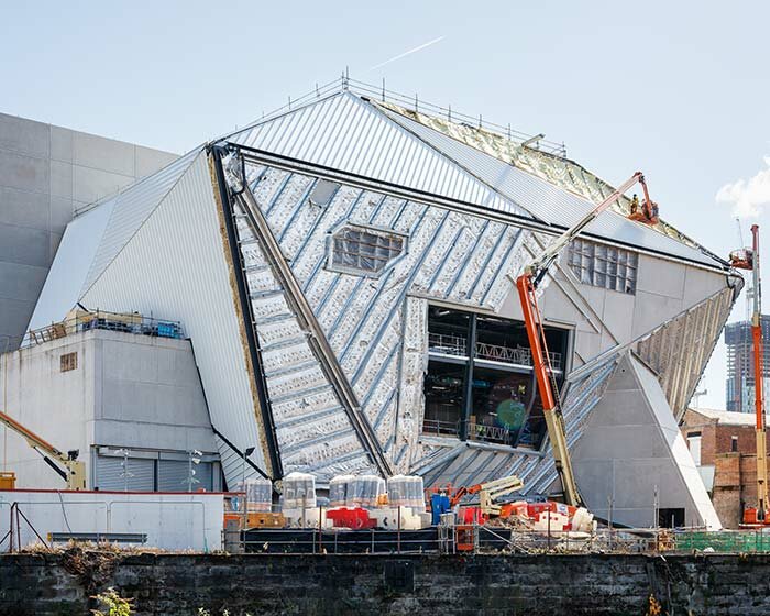 OMA's factory international takes shape in manchester as a cultural riverside destination