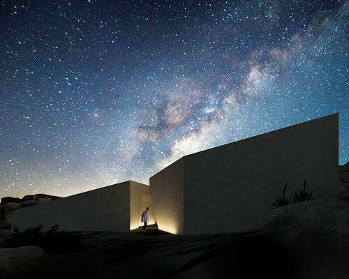 oscillation house: architecture by zyme studios mimics california's desert canyons