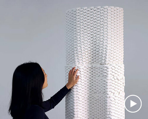 ETH zurich recycles industrial waste for 3D-printed mineral foam construction elements