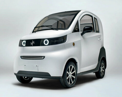 electric microcar ARK zero comes with moveable sunroof and aluminum monocoque body