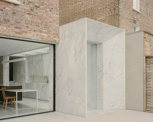 ConForm inserts monolithic marble extension into victorian hampstead house