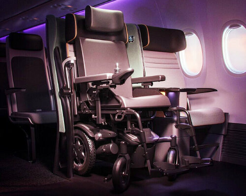 delta debuts foldable seat that allows people with reduced mobility to sit in their wheelchairs