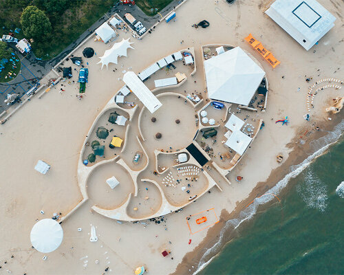 'city of time': MAD's ma yansong sculpts maze-like artist hub for aranya theater festival in china