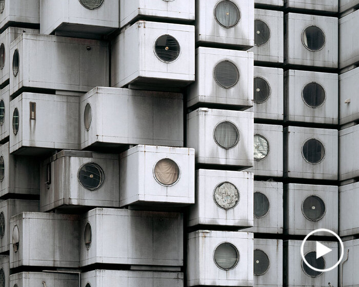 a capsule from tokyo's demolished nakagin capsule tower is landing at SFMOMA