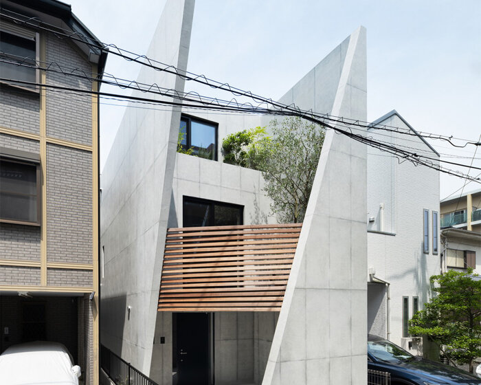 this home-office by ogawa architect design in japan evokes the 'entrance to a small valley'