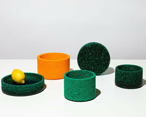 alissa volchkova revisits the origins of glass as sand to craft granulated decor objects