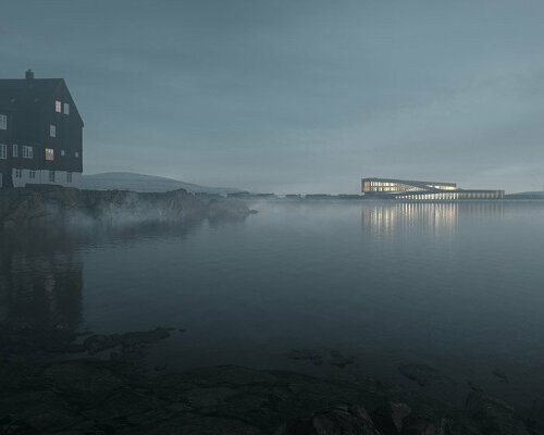 henning larsen's 'smyril line' ferry terminal will be a luminous beacon for faroe islands