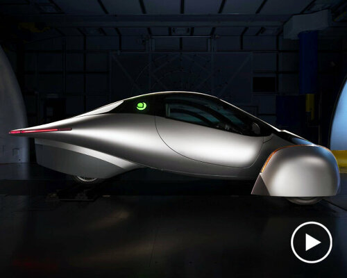 aptera tests durability of its solar electric car with three wheels in pininfarina's wind tunnel