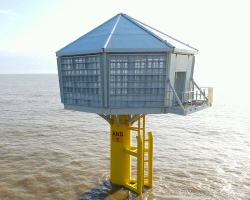 artificial nests on wind farm provide home to endangered birds & produce electricity at once