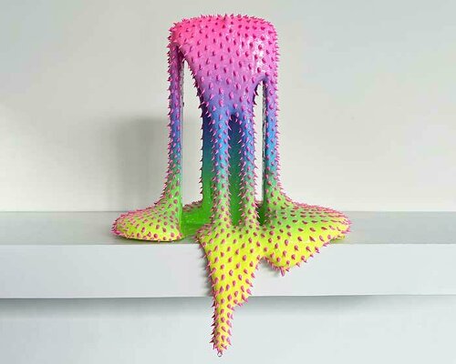 oozing artworks by dan lam drip down portland gallery exhibition 'cosmic shake'