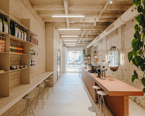 miners café: a barcelona coffee shop opens with interior design by isern serra