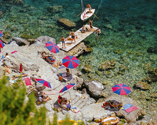 louis vuitton gathers slim aarons' italian riviera photographs from 1960-80 in new book