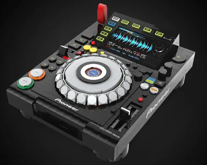 LEGO brings the beat with the pioneer CDJ 2000 nexus replica and is just as functional