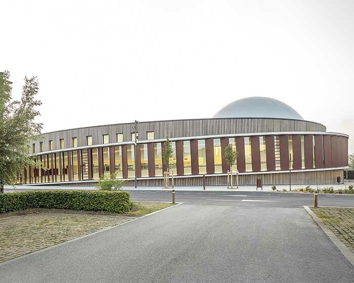 snøhetta brings 'orionis' planetarium and observatory to northern france