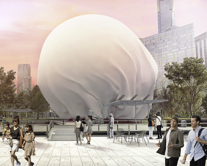 nic brunsdon envisions giant inflatable sphere that 'inhales' & 'exhales' air for NGV triennial