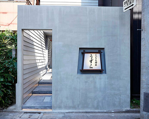 old steel-framed house converts into vibrant restaurant in tokyo