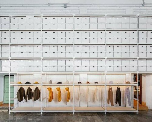 colin harper revives historic industrial structure in canada as contemporary fashion store