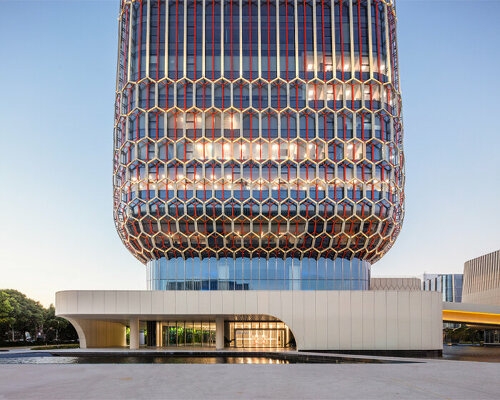 ascentage pharma campus in china reveals parametric facades inspired by chemical bonds