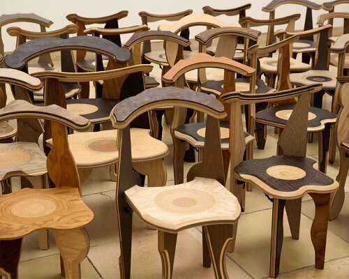 martino gamper's sitzung chairs turn haus der kunst museum into a playful social space