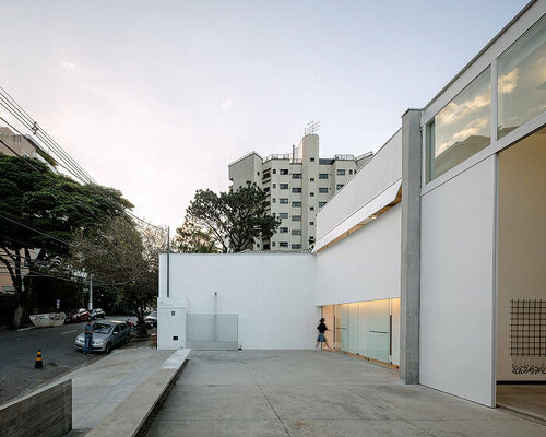 stepped levels and luminous skylights enrich millan art gallery in são paulo 