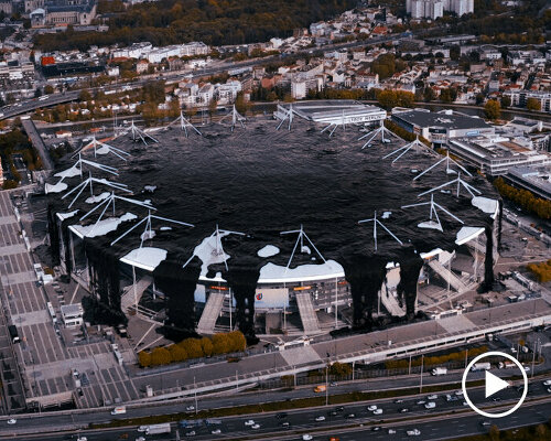 greenpeace drowns rugby world cup 2023 arena in crude oil to call out fossil fuel sponsorship